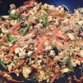 フランクフルトJr's cooksnap of when they made 豚ひき肉で給食ビビンバ.