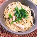 ふか谷's cooksnap of when they made 簡単ヘルシー！さっぱり梅ささみパスタ.
