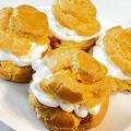 mizupon♪'s cooksnap of when they made レンジで簡単♥天ぷら粉絶品シュークリーム.