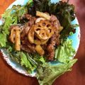 れもれもさーちゃん❕'s cooksnap of when they made 豚ロースジャガイモれんこんで中華デリ風.