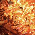♬あじさいのレシピ♬'s cooksnap of when they made ■豆腐とエリンギのチリソース煮■.