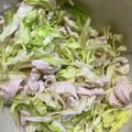 クックO7UFZH☆'s cooksnap of when they made 蒸し鶏とキャベツのフレンチサラダ.