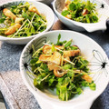knkmym's cooksnap of when they made シャキシャキ豆苗の海苔ごまサラダ.
