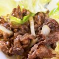 丸々だいすけ's cooksnap of when they made 簡単!牛肉レタス炒め.