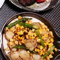 dimbula121's cooksnap of when they made ホタテとアスパラ、コーンのバター醤油炒め.