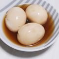 ぱふ's cooksnap of when they made いなりの皮残った汁で味付け卵.