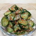 さちへ♪'s cooksnap of when they made きゅうりキムチナムル오이무침.