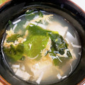 ＊ゆかまる＊'s cooksnap of when they made 白だしで★簡単！豆腐と卵のお吸い物.