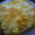 rirakubo's cooksnap of when they made マヨ☆スクランブルトースト.
