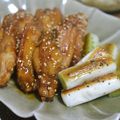 taruママ's cooksnap of when they made 名古屋風手羽中甘辛からあげ.