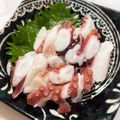 ちゃまたまご's cooksnap of when they made たこのお刺身〜大葉で☆.