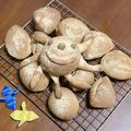 ✩mugicook✩'s cooksnap of when they made もちもちきなこ米粉パン.