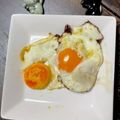 s06007's cooksnap of when they made 四角い目玉焼き(笑).