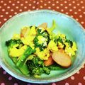 龍青空ママ's cooksnap of when they made スティックセニョールウインナーの卵炒め.