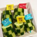 クック甘党。's cooksnap of when they made しましまでコロン　キュウリの可愛い切り方.