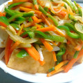 ひんべえ's cooksnap of when they made こんがり厚揚げの南蛮漬け.