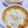 ぷるワン's cooksnap of when they made トマトクリームソースのチキングラタン.