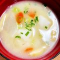はちみつlove's cooksnap of when they made ★米粉でグルテンフリーなすいとん汁★.
