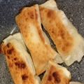 月の影と海's cooksnap of when they made チーズがとろりん♪青じその鶏ハム春巻き.