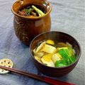 かっちゃん杉's cooksnap of when they made 豆腐と椎茸のお吸い物＊柚子と三つ葉で.