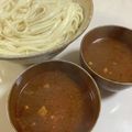 papikun's cooksnap of when they made つけ麺★坦々味噌うどん.