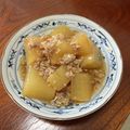 amjkao's cooksnap of when they made 大根のそぼろ煮.