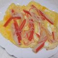 きらり流れ星's cooksnap of when they made 和風オープンオムレツ.