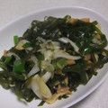 きらり流れ星's cooksnap of when they made 切り昆布とお揚げの七味唐辛子炒め.