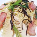 ひぃろchan's cooksnap of when they made 菜の花と筍のパスタ.
