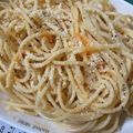 たべたべこ's cooksnap of when they made 【賄い飯】和えるだけ！超簡単手抜きパスタ.