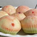 ○●○●'s cooksnap of when they made ひな祭りに♡HMで簡単3色蒸しパンケーキ.