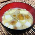 料理男子部🍻's cooksnap of when they made なめこと豆富・油揚げの味噌汁.