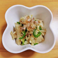 クッキングかぁ♡'s cooksnap of when they made えのきとピーマンのポン酢和え.