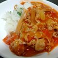ひんべえ's cooksnap of when they made 豚肉で♪トマトハヤシライス.