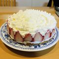 クック1ENI1Y☆'s cooksnap of when they made 濃厚レアチーズケーキ（苺バージョン）.