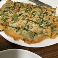 しばづけさん's cooksnap of when they made 簡単カリカリモチモチ☆ニラチヂミ☆.