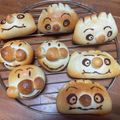 チャトラ２１'s cooksnap of when they made アンパンマンパン＆クリームパンダパン.