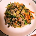 あやひまわり's cooksnap of when they made 小松菜と油揚げのオイスターソース炒め.