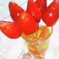 STimeBlues's cooksnap of when they made キラキラパリパリいちごあめ.