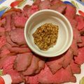 こんこんこんのん's cooksnap of when they made 炊飯器で柔らかローストビーフ*低温調理.