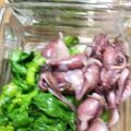 ささささ＆＊'s cooksnap of when they made 菜の花とホタルイカの酢みそ和え♪.