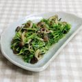 umemodoki's cooksnap of when they made しめじと豆苗のオリーブ油炒め.