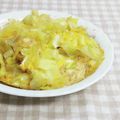 umemodoki's cooksnap of when they made 丼にもなるよ♪超簡単☆キャベツの卵とじ！.