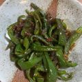 ましゅるん's cooksnap of when they made 鰹節が決め手。我が家の無限ピーマン.
