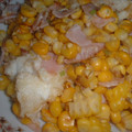 Jock's cooksnap of when they made トウモロコシと白味の炒めもの.