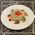 ♪キッチンmama's cooksnap of when they made 鯛のポワレ　春菊と舞茸のクリームソース.