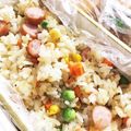フジぽん's cooksnap of when they made ミックスベジタブルとウィンナーの焼き飯.