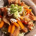 よねやまちか's cooksnap of when they made 鶏肉の野菜黒酢餡かけ.