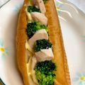 あい♪らんど's cooksnap of when they made サラダチキンとブロッコリーのサンドイッチ.