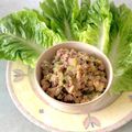 Moggieneko's cooksnap of when they made 野菜たっぷり肉みそ♪挽き肉のレタス巻き☆.